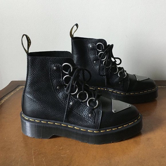 Dr. Martens | Shoes | Dr Martens Farylle Chunky Leather Boots 7 | Poshmark